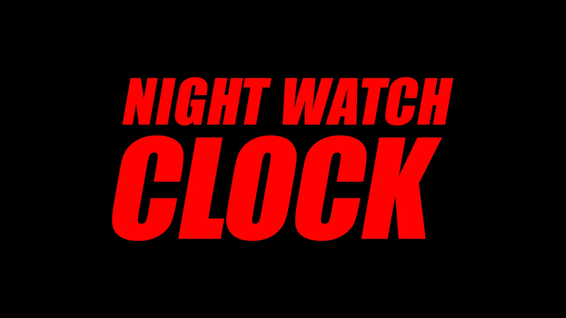 Night Watch splash screen